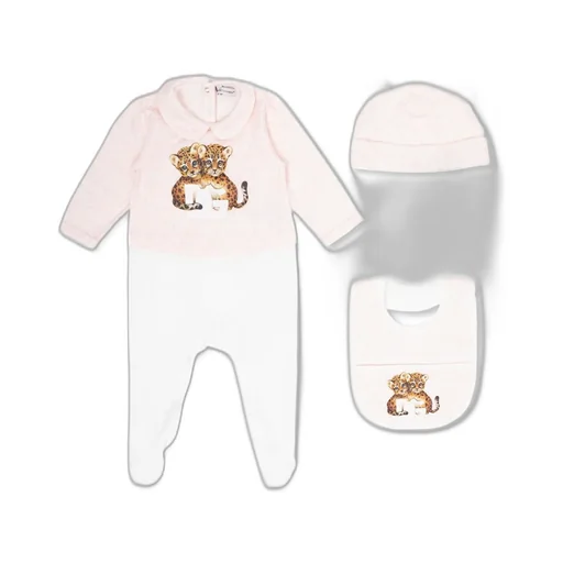 Dolce & Gabbana Kids All-Over Logo Printed 3-Piece Gift Set