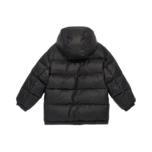 Dolce & Gabbana Kids Logo-Plaque Zipped Padded Coat