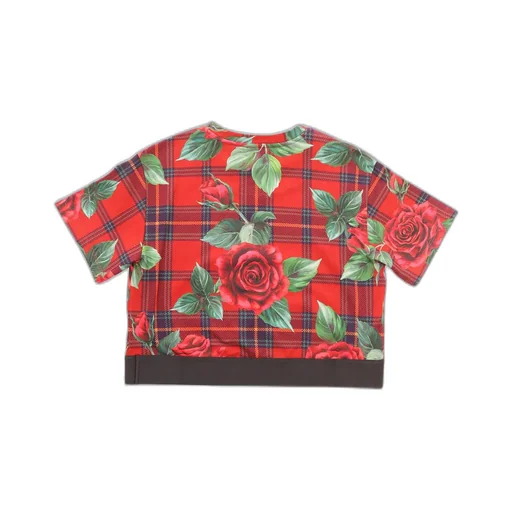 Dolce & Gabbana Kids Branded Elasticated Waistband Interlock T-Shirt