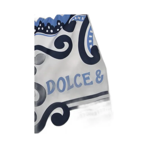 Dolce & Gabbana Kids Marina-Printed Drawstring Swim Shorts