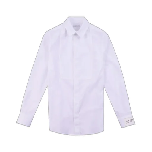 Dolce & Gabbana Kids Logo Printed Curved Hem Shirt