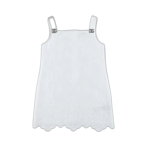 Dolce & Gabbana Kids Dg Logo Plaque Sleeveless Dress