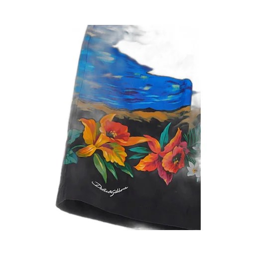 Dolce & Gabbana Kids Graphic Printed Bermuda Shorts