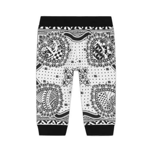 Dolce & Gabbana Kids Motif Printed Drawstring Pants