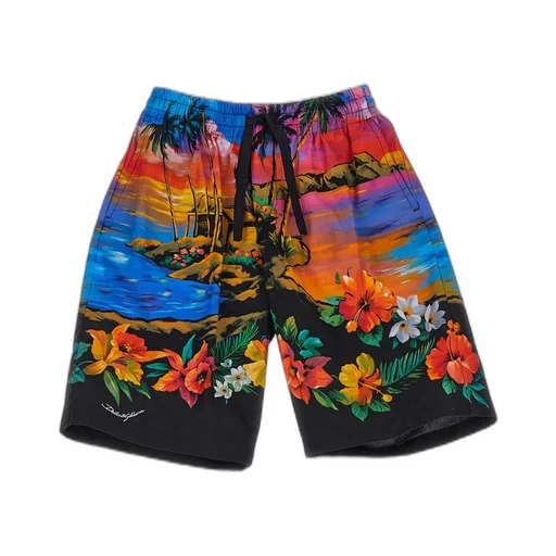 Dolce & Gabbana Kids Graphic Printed Bermuda Shorts