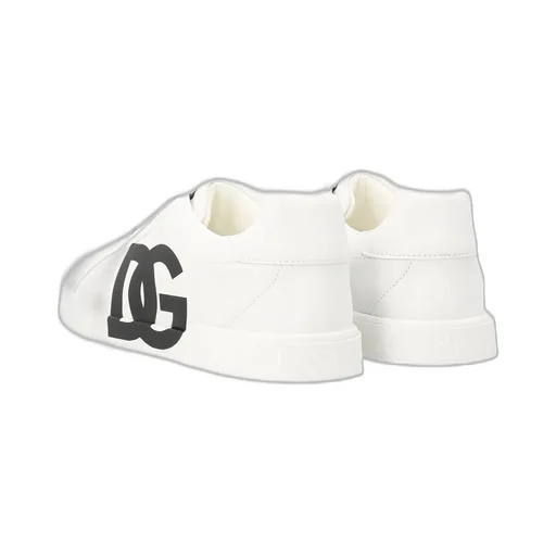 Dolce & Gabbana Kids Logo Printed Lace-Up Sneakers