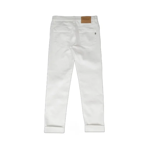 Dondup Kids Logo Patch Slim Fit Jeans