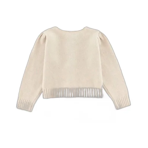 Donsje Ribbed Button Cardigan