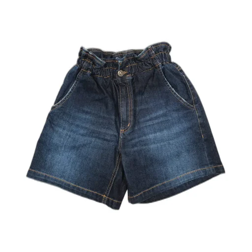 Dondup Kids Ruffled Waist Denim Shorts