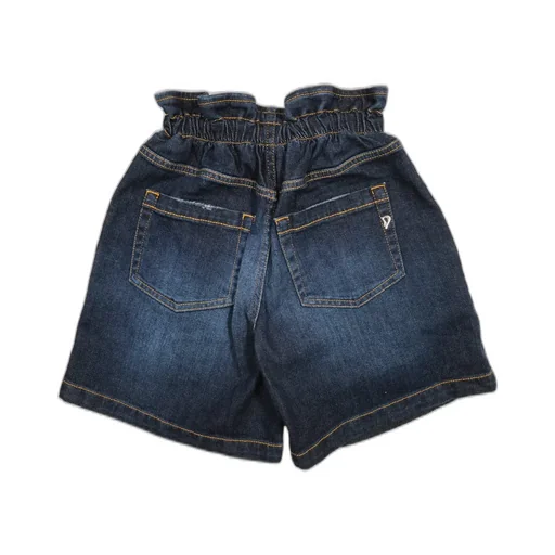 Dondup Kids Ruffled Waist Denim Shorts