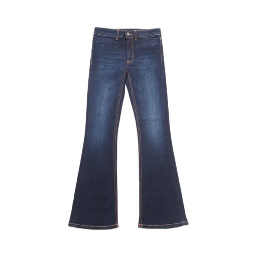Dondup Kids Flared Washed Denim Jeans