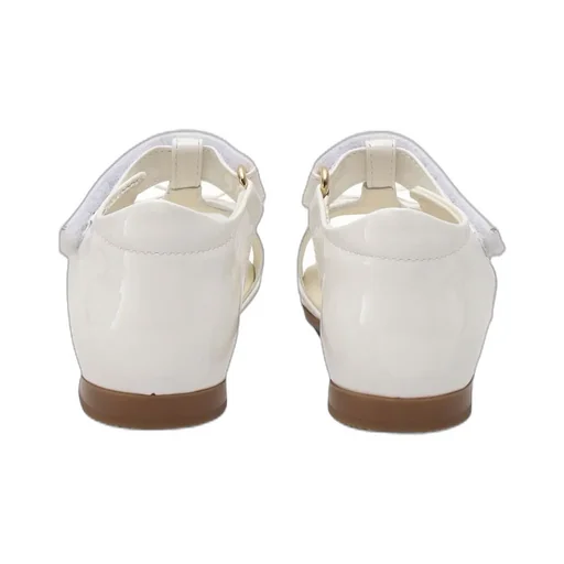 Dolce & Gabbana Kids Logo Plaque Open Toe Sandals