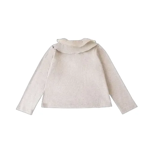 Donsje Ruffled Collar Knitted Sweater