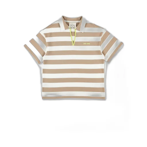 Douuod Kids Striped Polo Shirts