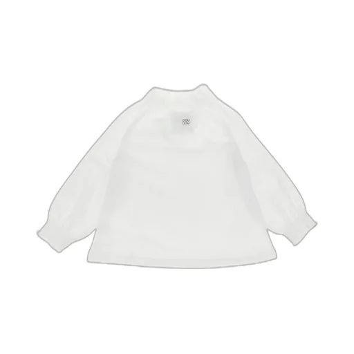 Douuod Kids Shirred-Collar Elasticated Cuffs T-Shirt