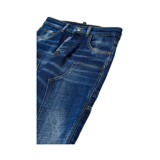 Dsquared2 Kids Logo-Patch Distressed Denim Jeans
