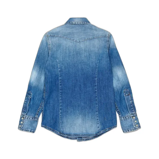 Dsquared2 Kids Logo Tag Denim Shirt