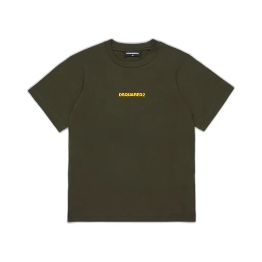 Dsquared2 Kids Logo Printed Crewneck T-Shirt