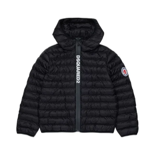 Dsquared2 Kids Logo Patch Padded Jacket