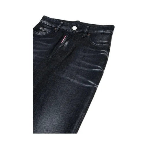 Dsquared2 Kids Logo Patch Distressed Jeans