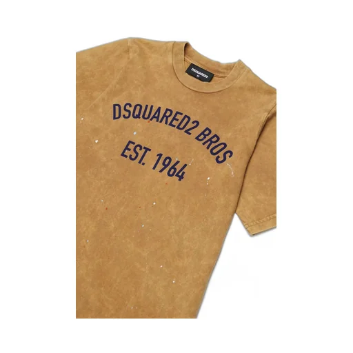 Dsquared2 Kids Logo Printed Crewneck T-Shirt
