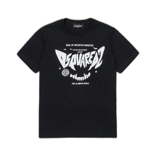 Dsquared2 Kids Logo Printed Crewneck T-Shirt