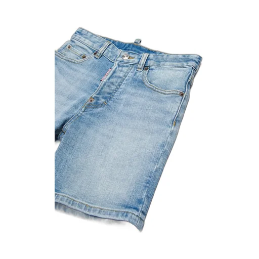 Dsquared2 Kids Logo Patch Denim Shorts