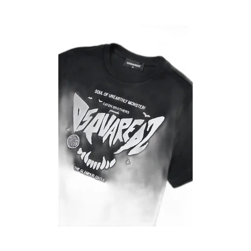 Dsquared2 Kids Logo Printed Crewneck T-Shirt