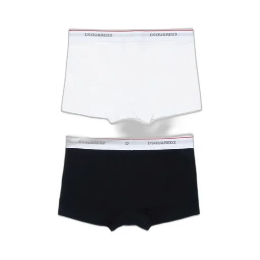 Dsquared2 Kids Two Pack Logo Waistband Boxers