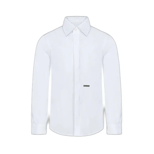 Dsquared2 Kids Plain Button-Up Shirt
