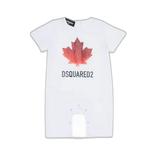 Dsquared2 Kids Maple Leaf Romper