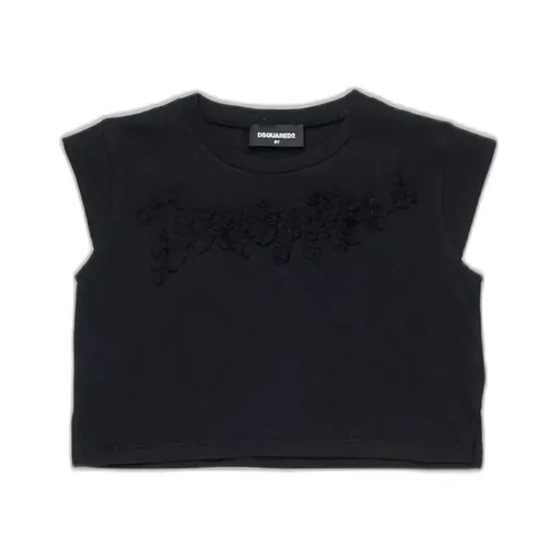 Dsquared2 Kids Logo Detailed Sleeveless Top