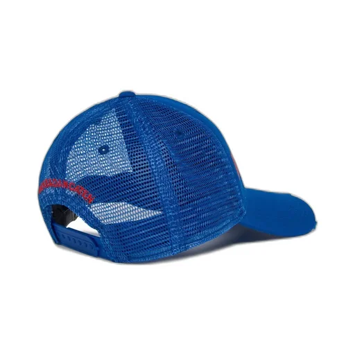 Dsquared2 Kids Logo Printed Mesh-Panelled Distressed Cap
