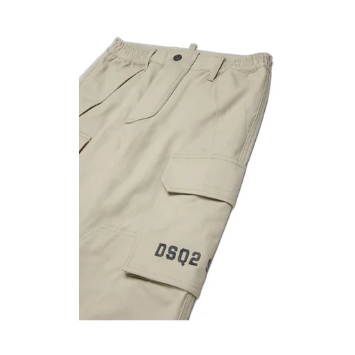 Dsquared2 Kids Logo Printed Tapered Cargo Trousers