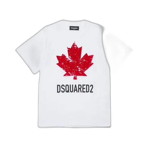 Dsquared2 Kids Logo Printed Crewneck T-Shirt
