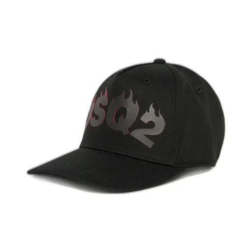 Dsquared2 Kids Flame-Detail Logo-Printed Baseball Cap