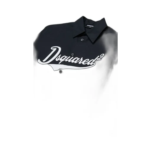 Dsquared2 Kids Logo Printed Long Sleeved Shirt
