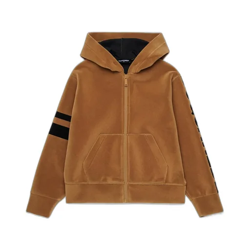 Dsquared2 Kids Logo Printed Zipped Hoodie