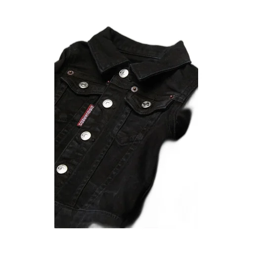 Dsquared2 Kids Button-Up Denim Jacket
