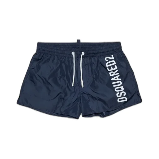 Dsquared2 Kids Logo-Printed Drawstring Swim Shorts