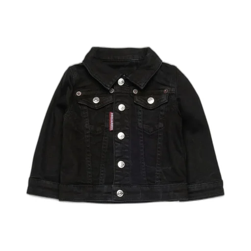Dsquared2 Kids Button-Up Denim Jacket