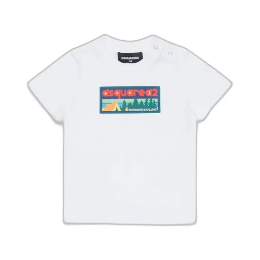 Dsquared2 Kids Logo-Printed Crewneck T-Shirt