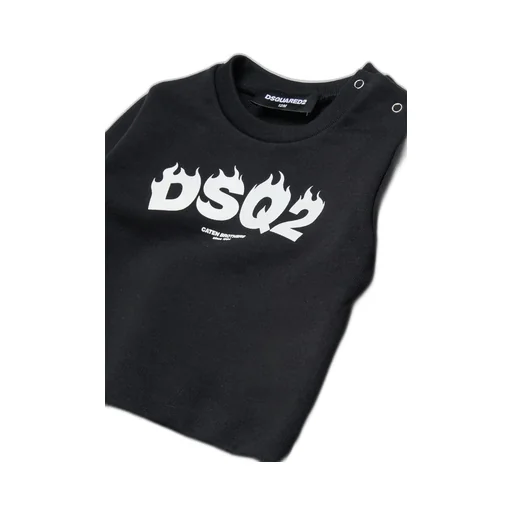 Dsquared2 Kids Logo Printed Crewneck Sweatshirt