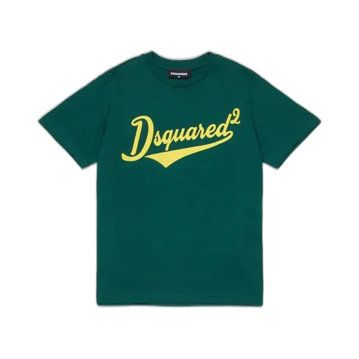 Dsquared2 Kids Logo Printed Crewneck T-Shirt
