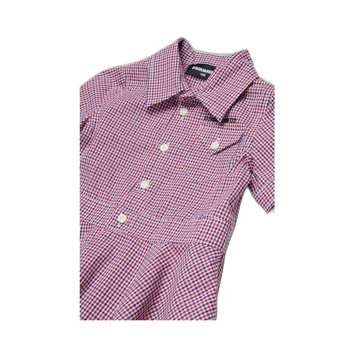Dsquared2 Kids Checked Button Detailed Dress