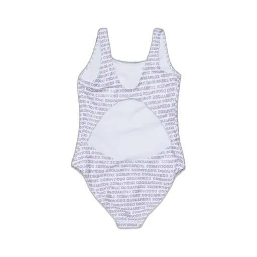 Dsquared2 Kids All-Over Logo Patterned One-Piece Swimsuit