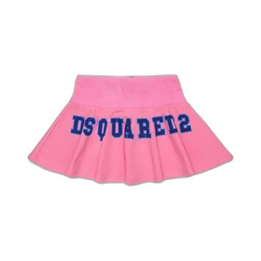 Dsquared2 Kids Zip Detailed Flared Skirt