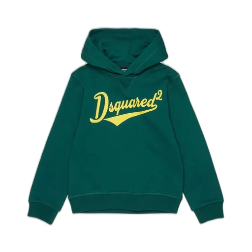 Dsquared2 Kids Logo Printed Long-Sleeved Hoodie