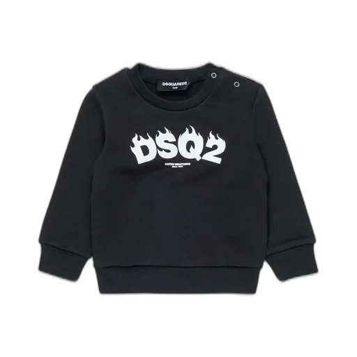 Dsquared2 Kids Logo Printed Crewneck Sweatshirt