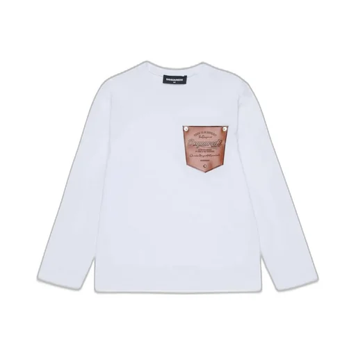 Dsquared2 Kids Logo Detailed Long-Sleeved T-Shirt